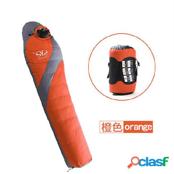 2.3kg hot outdoor camping white duck down sleeping bag