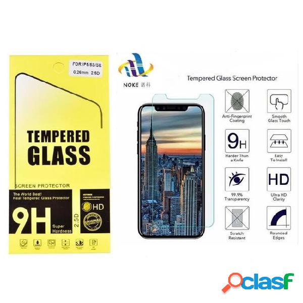 2.5d 9h hd tempered glass screen protector film for iphone x