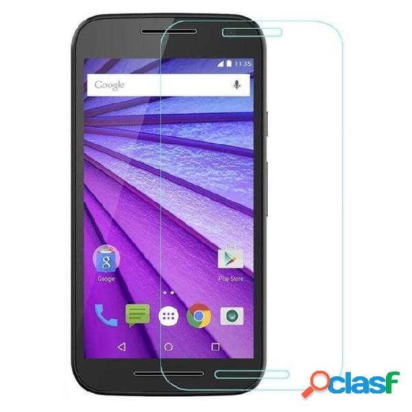2.5d 9h screen protector tempered glass for moto g4 g2 g3 z