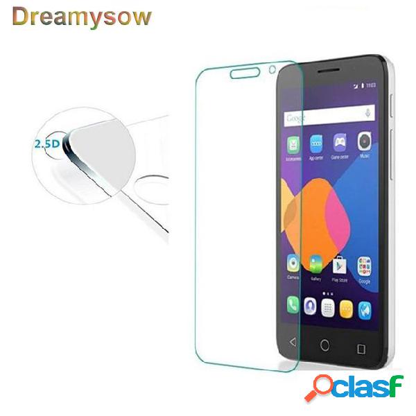 2.5d 9h tempered glass screen protector film for alcatel