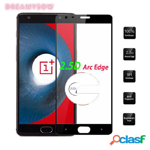 2.5d full cover tempered glass for oneplus 5 3t 3 for