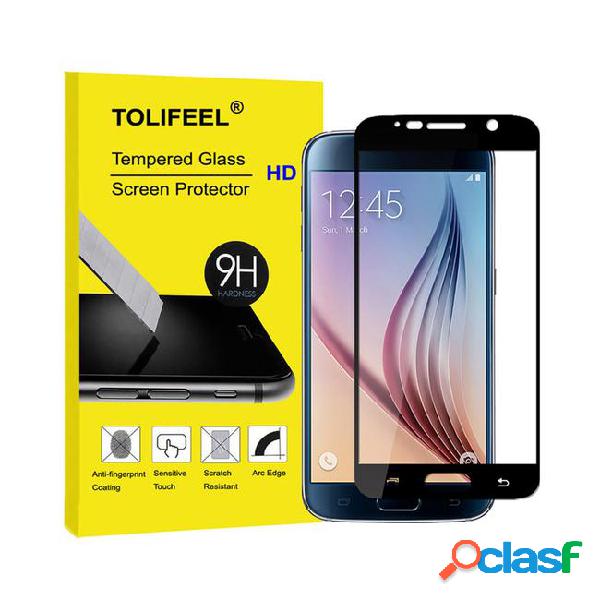 2.5d full cover tempered glass screen protector for samsung