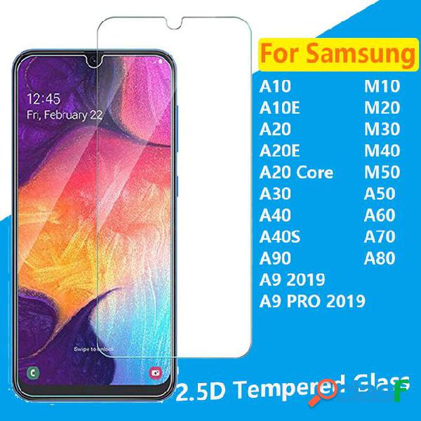 2.5d tempered glass phone protector for samsung m10 m20 m30