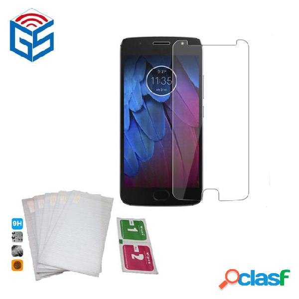2.5d tempered glass screen phone protector for motorola g5s