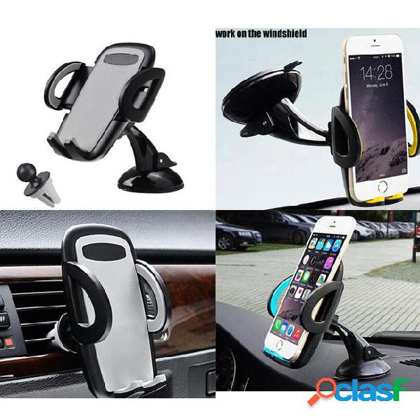 2 in 1 car air vent dashboard windshield phone mount holder