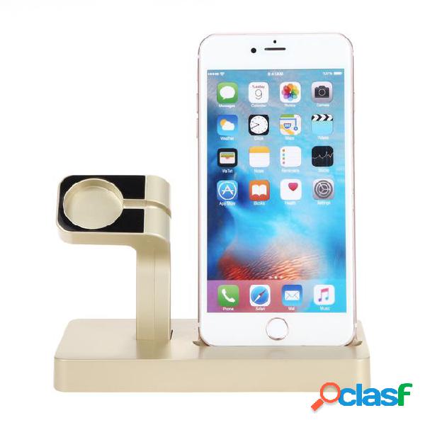 2 in 1 charging stand dock holder station for apple watch