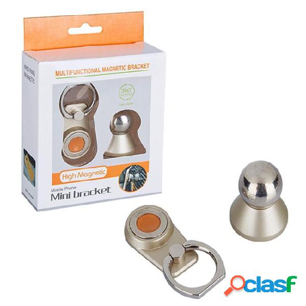2 in 1 universal multifunction magnetic car mount ring