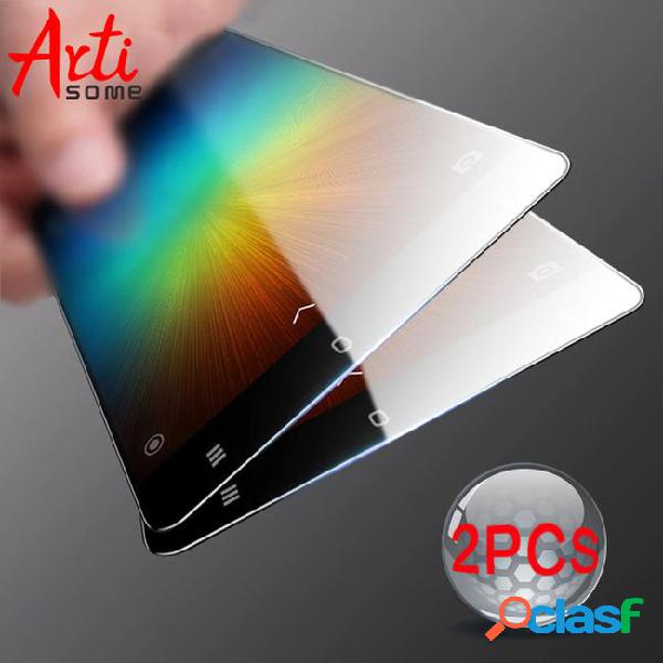 2-pack artisome tempered glass for xiaomi redmi note 3 pro