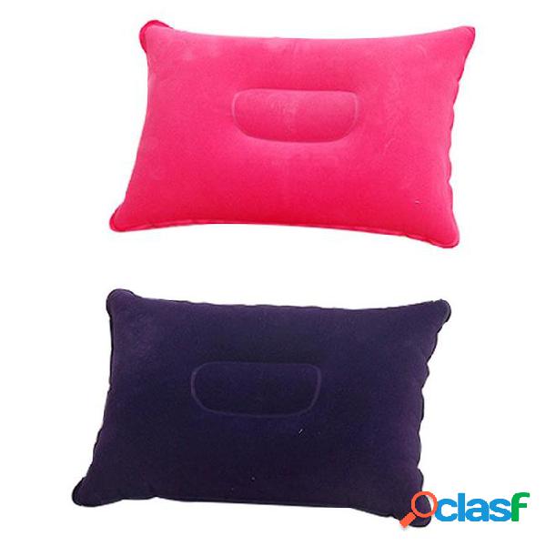 2 pack super-comfy small inflatable travel pillow lumbar