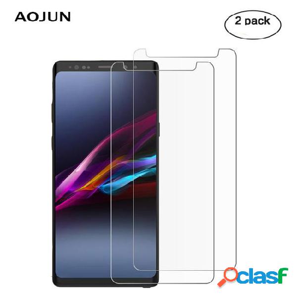 2 pack tempered glass for galaxy note 9 note9 screen