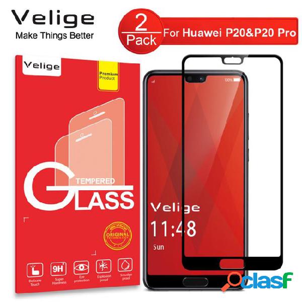 2 pack velige full cover tempered glass screen protector for