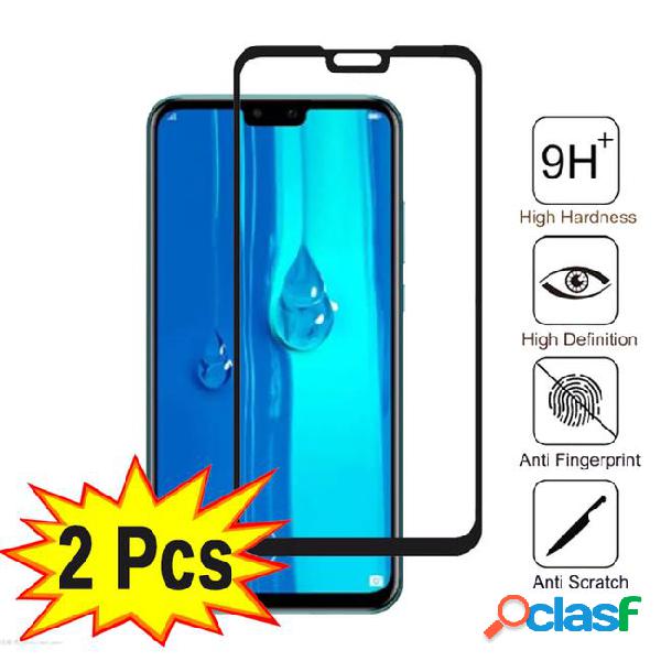 2 packs for huawei y9 tempered glass 9h screen protector