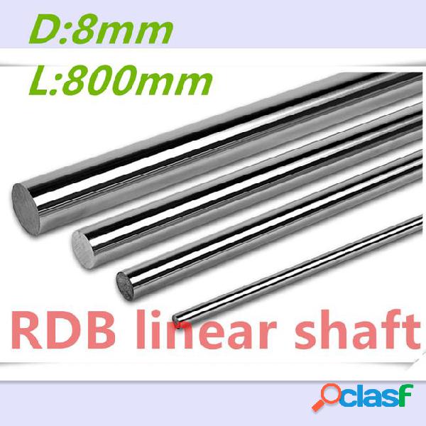 2 pcs 3d printer rod shaft 8mm linear shaft 800mm chrome