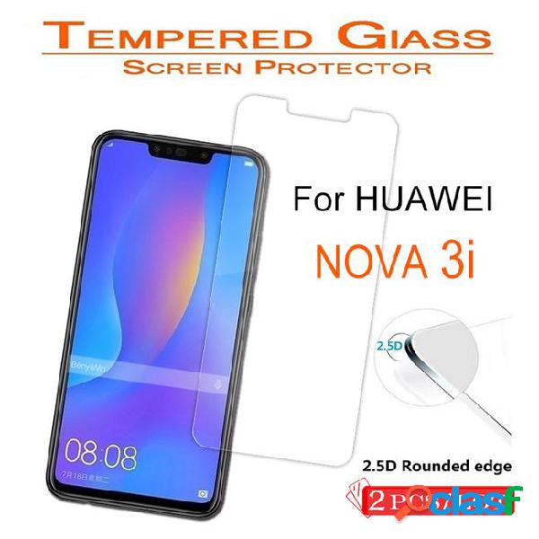 2 pcs 9h tempered glass for huawei nova 3i screen protector