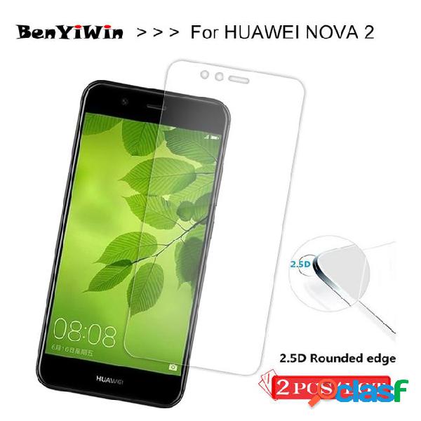 2 pcs 9h tempered glass scratch proof protective film for