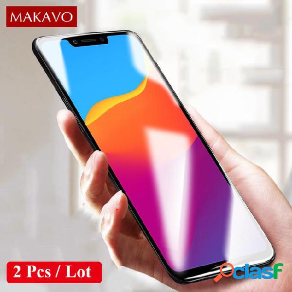 2 pcs for huawei honor play tempered glass 9h 2.5d
