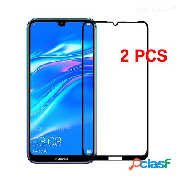 2 pcs protective safety glass for huawei y7 pro 2019