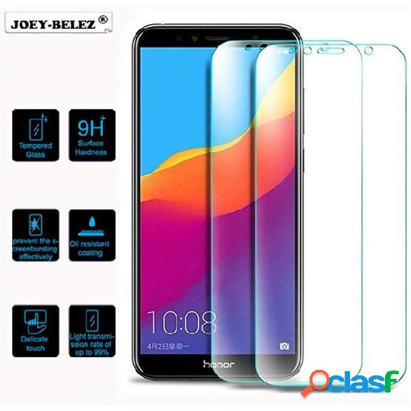 2 pcs tempered glass for huawei y5 y6 y9 prime 2018 p20 lite