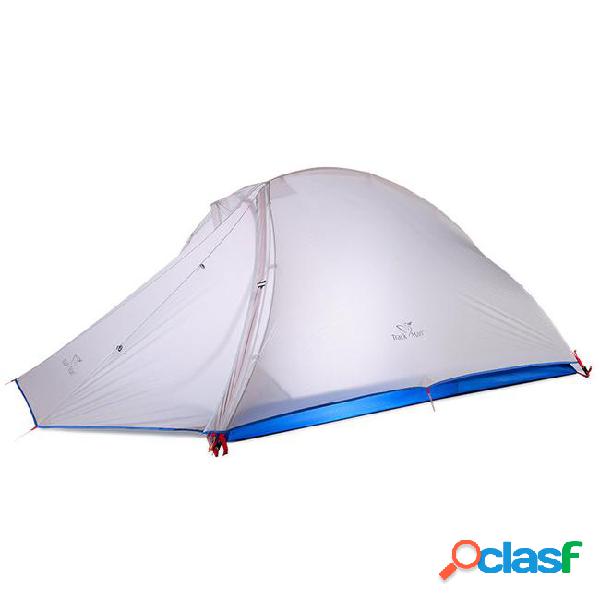 2 person outdoor camping tent 20d silicone double layer tent