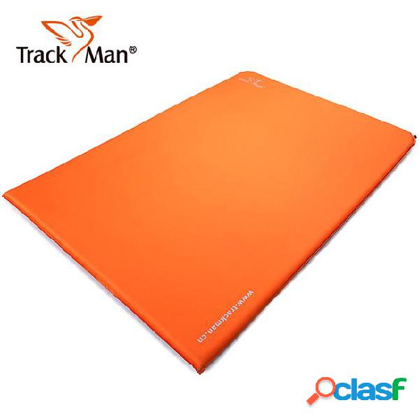 2 person outdoor self-inflating sleeping pad with pillow