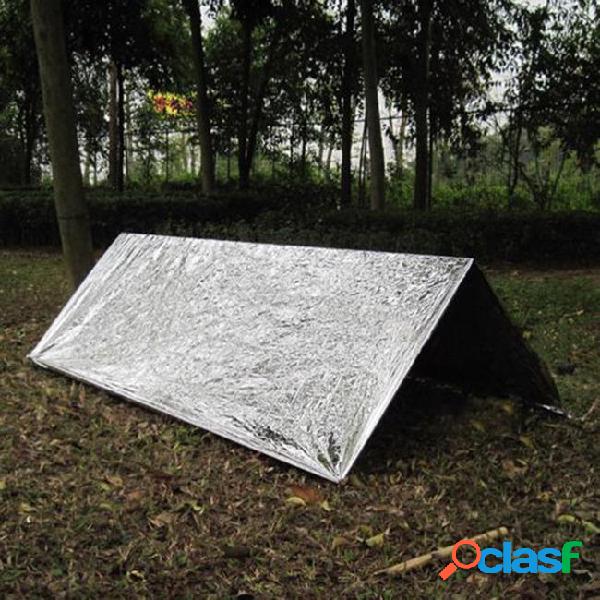 2 persons emergency tube tent survival hiking camping