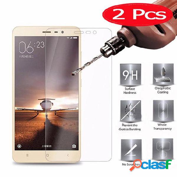 2 pieces hopelf tempered glass for xiaomi redmi note 3 pro