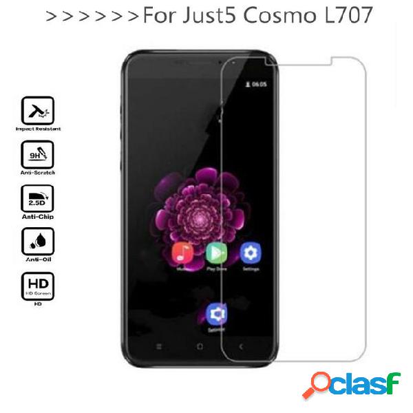 2 pieces screen protector for just5 cosmo l707 glass