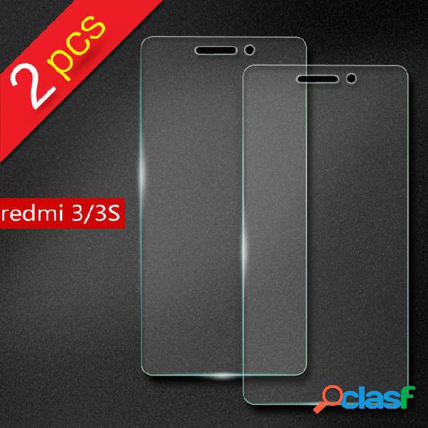 2 pieces xiaomi redmi 3s 3 s pro tempered glass screen