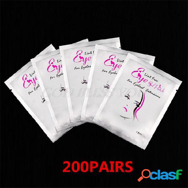 200 pairs eyelash extension paper patches women grafted eye