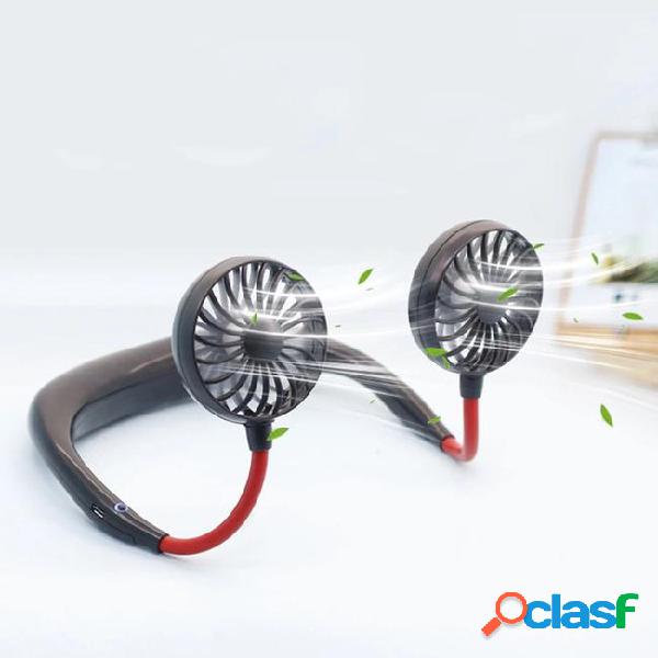2000 mare usb portable fan hands-free neck hanging usb