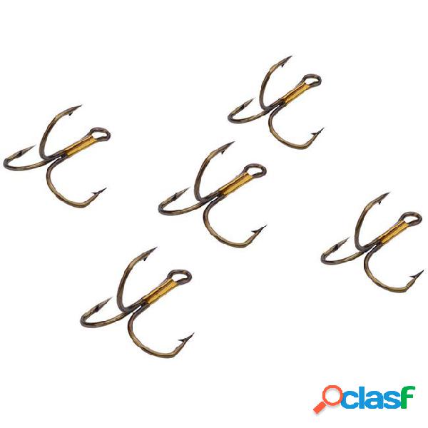 200pc 14#-2# brown triple anchor hook high carbon steel