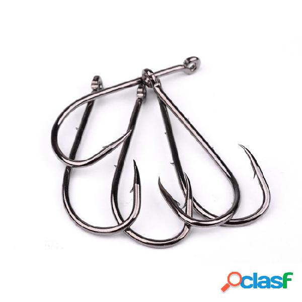 200pcs 6#-6/0# 92247 baitholder hook high carbon steel with