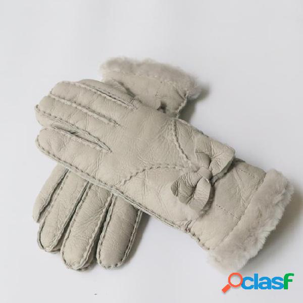2017 high-quality women's gloves winter gloves warm fashion