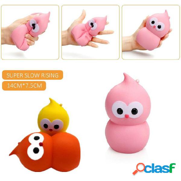 2017 new 9cm 20pcs kawaii squishy owl doll slow rising cell