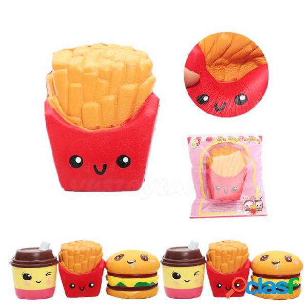 2017 new high quality kawaii cute jumbo 12cm french fries