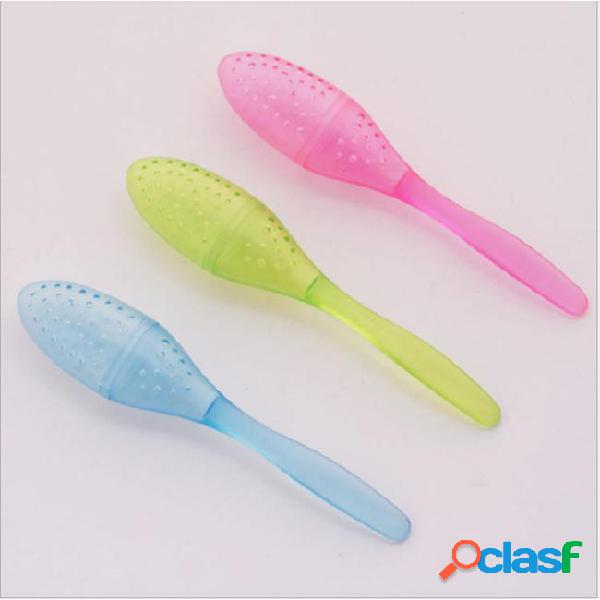 2017 new portable silicone tadpole tea spoon strainer