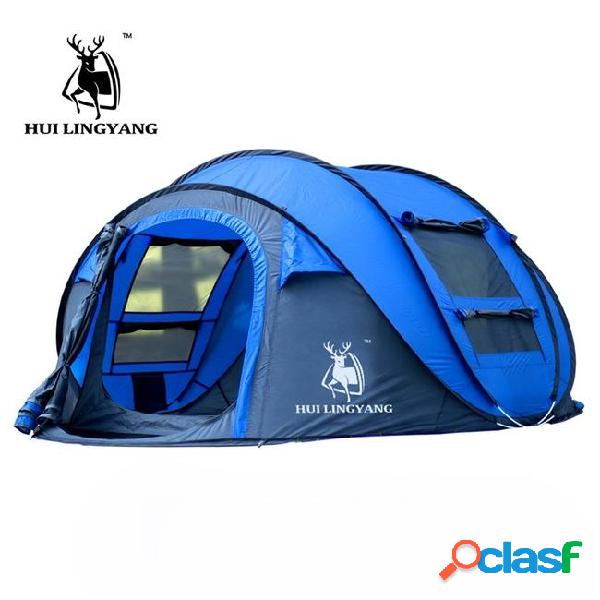 2017 throw tent!outdoor 3-4persons automatic speed open