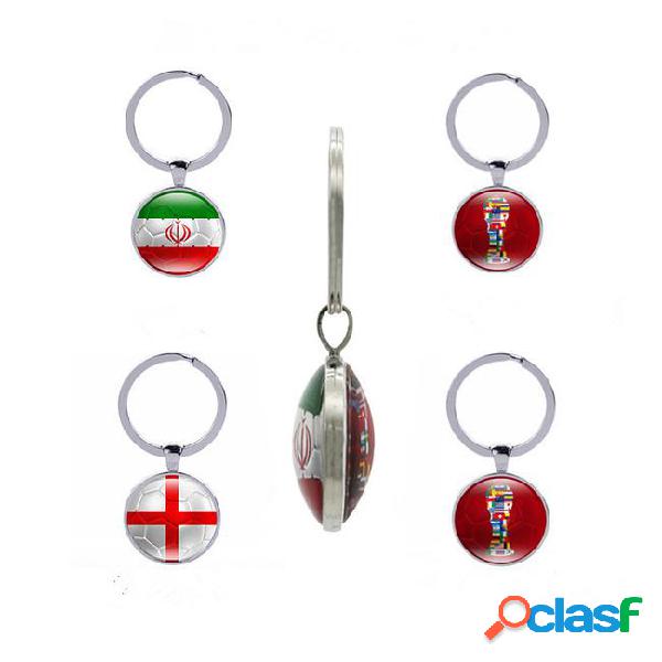 2018 3 style world cup soccer key chain keyring key ring for