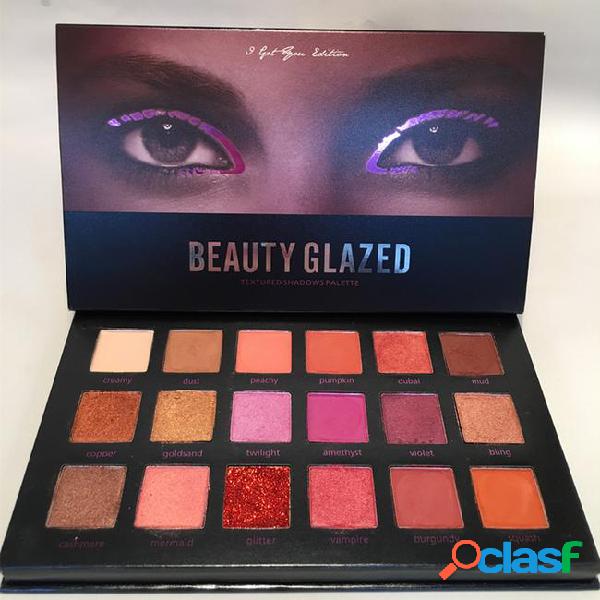 2018 beauty glazed 18 colors pressed illuminating powder