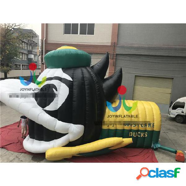 2018 cheap outdoor large inflatable duck head tunnel tent/