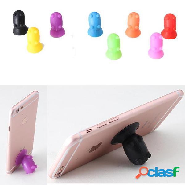 2018 hot factory direct cartoon pig support silicone suction