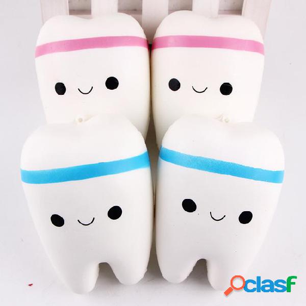 2018 hottest 10.5cm novelty jumbo squishy tooth slow rising
