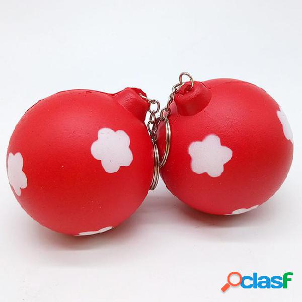 2018 hottest squishy red bomb cell phone charms toys squishy