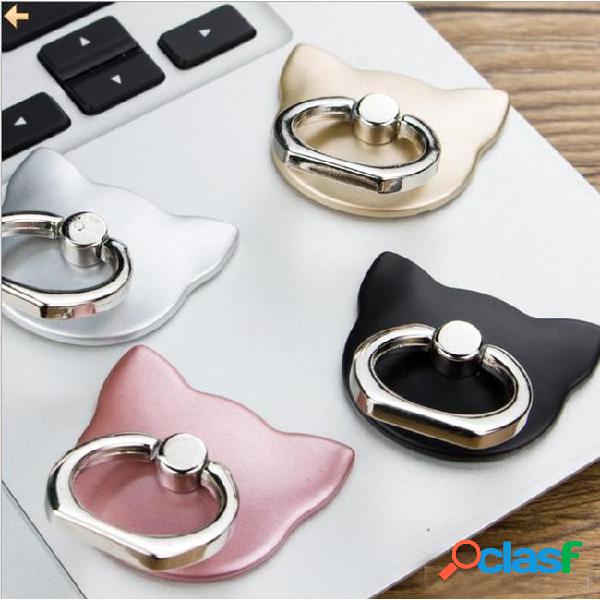 2018 hottest universal metal simple cell phone finger ring