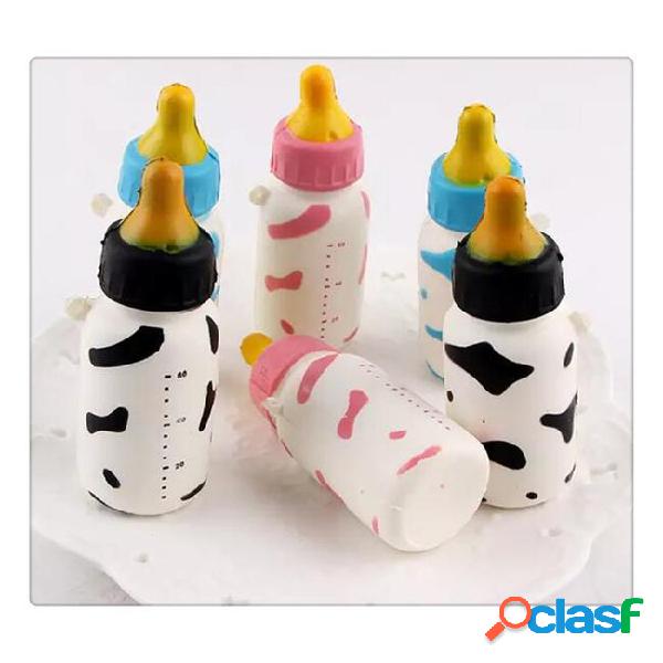 2018 kawaii squishies cellphone straps feeding milk bottle
