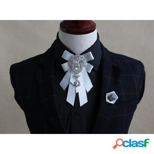 2018 new listing fashion set auger bow tie set bow ties for