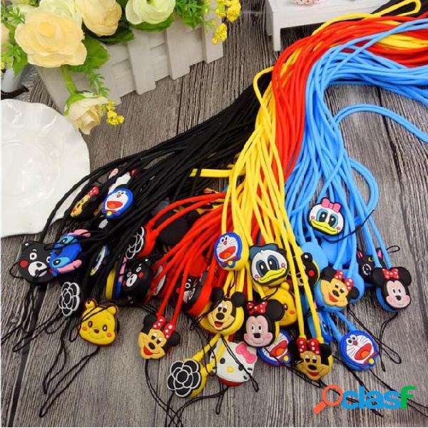 2018 universal new hot sale silicone cartoon lanyard for