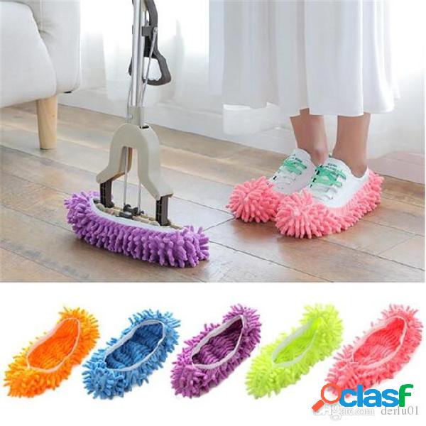 2019 6styles foot floor socks lazy mopping shoes polishing