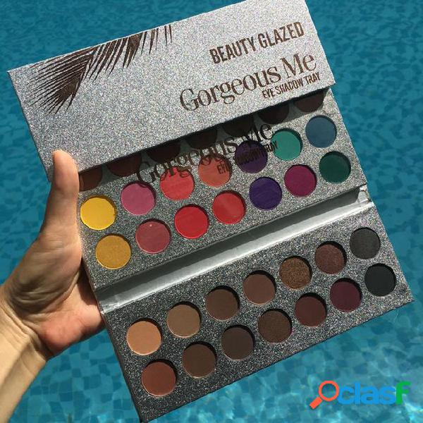 2019 beauty glazed gorgeous me eyeshadow tray 63 color