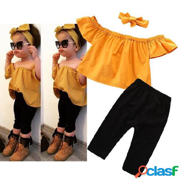 2019 fashion summer baby girl clothes girls outfits